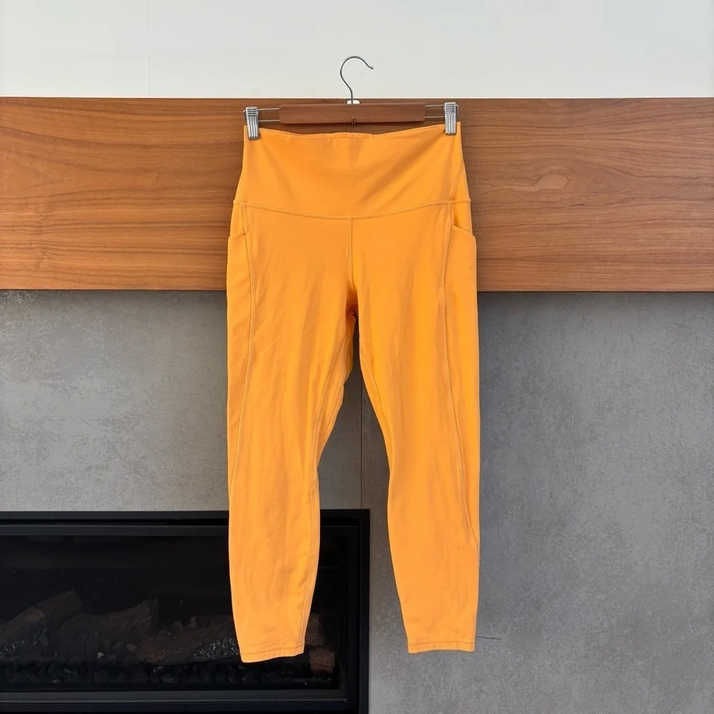 Lululemon Align High-Rise in Mango Dream 25’ Size 10 - Picture 3 of 11